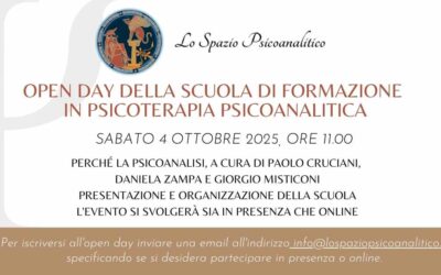 Openday Sabato 4 ottobre 2025