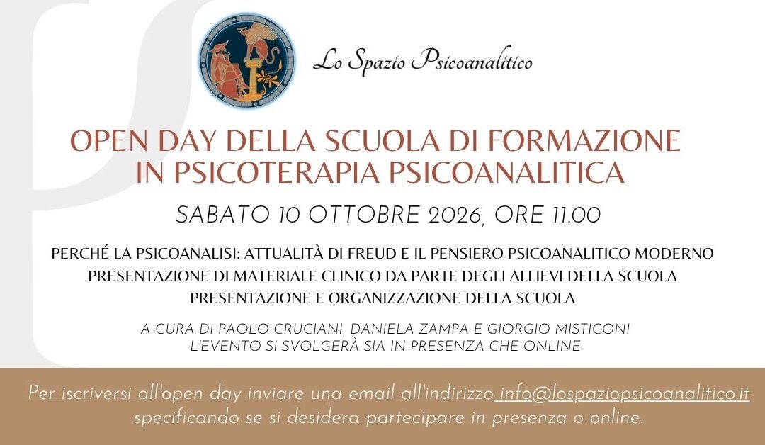 Openday Sabato 10 ottobre 2026