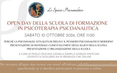 Openday Sabato 10 ottobre 2026